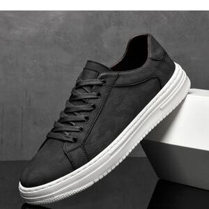 Belmont Classic Black Casual Men's Sneakers